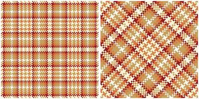 Plaid Pattern Seamless. Scottish Tartan Pattern Traditional Scottish Woven Fabric. Lumberjack Shirt Flannel Textile. Pattern Tile Swatch Included. vector