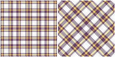 Plaids Pattern Seamless. Abstract Check Plaid Pattern Traditional Scottish Woven Fabric. Lumberjack Shirt Flannel Textile. Pattern Tile Swatch Included. vector