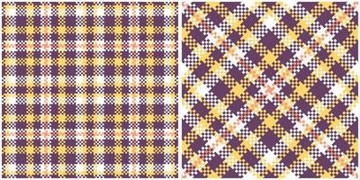 Plaids Pattern Seamless. Abstract Check Plaid Pattern Template for Design Ornament. Seamless Fabric Texture. vector