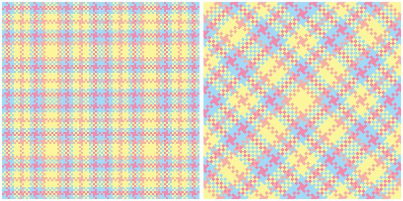 Plaid Pattern Seamless. Scottish Plaid, Seamless Tartan Illustration Set for Scarf, Blanket, Other Modern Spring Summer Autumn Winter Holiday Fabric Print.