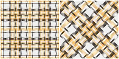 Plaid Pattern Seamless. Traditional Scottish Checkered Background. Seamless Tartan Illustration Set for Scarf, Blanket, Other Modern Spring Summer Autumn Winter Holiday Fabric Print. vector