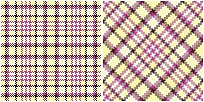 Plaid Pattern Seamless. Abstract Check Plaid Pattern Traditional Scottish Woven Fabric. Lumberjack Shirt Flannel Textile. Pattern Tile Swatch Included. vector