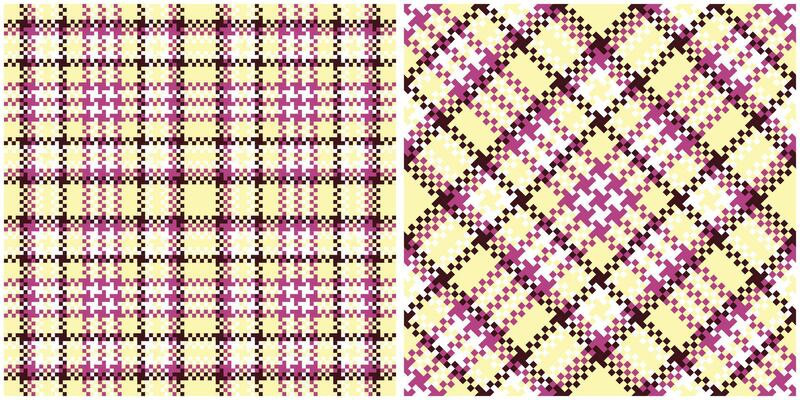 Plaid Pattern Seamless. Abstract Check Plaid Pattern Traditional Scottish Woven Fabric. Lumberjack Shirt Flannel Textile. Pattern Tile Swatch Included.