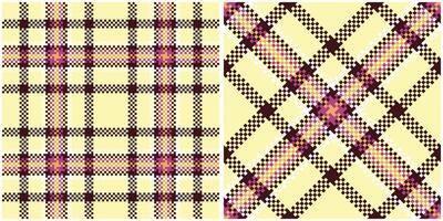 Plaid Pattern Seamless. Traditional Scottish Checkered Background. Flannel Shirt Tartan Patterns. Trendy Tiles for Wallpapers. vector