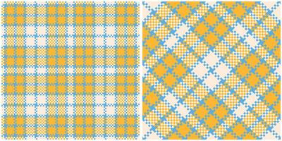 Plaid Patterns Seamless. Checkerboard Pattern Traditional Scottish Woven Fabric. Lumberjack Shirt Flannel Textile. Pattern Tile Swatch Included. vector