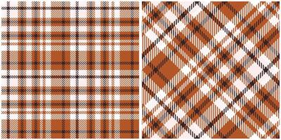 Plaid Pattern Seamless. Checkerboard Pattern Traditional Scottish Woven Fabric. Lumberjack Shirt Flannel Textile. Pattern Tile Swatch Included. vector