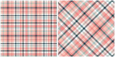 Plaid Pattern Seamless. Checkerboard Pattern Seamless Tartan Illustration Set for Scarf, Blanket, Other Modern Spring Summer Autumn Winter Holiday Fabric Print. vector