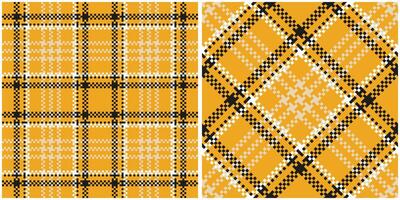 Plaid Patterns Seamless. Classic Plaid Tartan Seamless Tartan Illustration Set for Scarf, Blanket, Other Modern Spring Summer Autumn Winter Holiday Fabric Print. vector