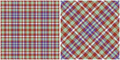 Plaid Patterns Seamless. Abstract Check Plaid Pattern Seamless. Tartan Illustration Set for Scarf, Blanket, Other Modern Spring Summer Autumn Winter Holiday Fabric Print. vector