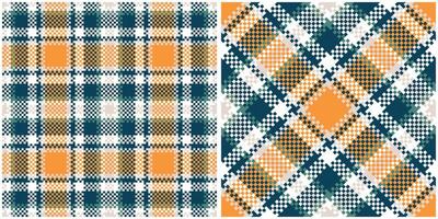 Scottish Tartan Pattern. Traditional Scottish Checkered Background. Traditional Scottish Woven Fabric. Lumberjack Shirt Flannel Textile. Pattern Tile Swatch Included. vector