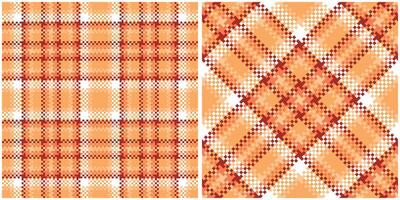 Scottish Tartan Seamless Pattern. Plaids Pattern Seamless Traditional Scottish Woven Fabric. Lumberjack Shirt Flannel Textile. Pattern Tile Swatch Included. vector