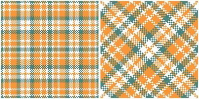 Scottish Tartan Pattern. Abstract Check Plaid Pattern Template for Design Ornament. Seamless Fabric Texture. vector
