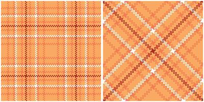 Scottish Tartan Seamless Pattern. Plaids Pattern Seamless Template for Design Ornament. Seamless Fabric Texture. vector
