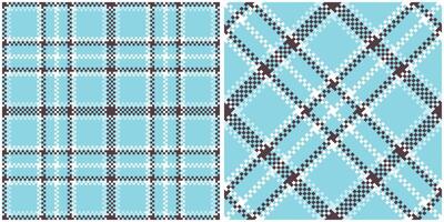 Scottish Tartan Seamless Pattern. Checker Pattern Traditional Scottish Woven Fabric. Lumberjack Shirt Flannel Textile. Pattern Tile Swatch Included. vector
