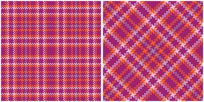 Scottish Tartan Seamless Pattern. Gingham Patterns Traditional Scottish Woven Fabric. Lumberjack Shirt Flannel Textile. Pattern Tile Swatch Included. vector
