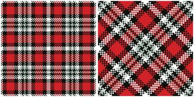 Scottish Tartan Seamless Pattern. Gingham Patterns Seamless Tartan Illustration Set for Scarf, Blanket, Other Modern Spring Summer Autumn Winter Holiday Fabric Print. vector