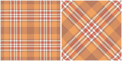 Scottish Tartan Seamless Pattern. Scottish Plaid, Template for Design Ornament. Seamless Fabric Texture. vector