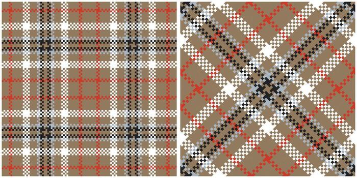 Tartan Plaid Seamless Pattern. Checkerboard Pattern. Template for Design Ornament. Seamless Fabric Texture. vector