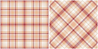 Classic Scottish Tartan Design. Plaids Pattern Seamless. Template for Design Ornament. Seamless Fabric Texture. vector