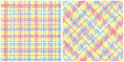 Plaid Pattern Seamless. Scottish Plaid, Seamless Tartan Illustration Set for Scarf, Blanket, Other Modern Spring Summer Autumn Winter Holiday Fabric Print. vector