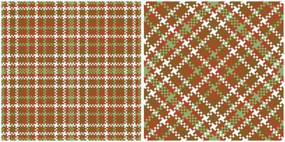 Classic Scottish Tartan Design. Plaid Pattern Seamless. Traditional Scottish Woven Fabric. Lumberjack Shirt Flannel Textile. Pattern Tile Swatch Included. vector
