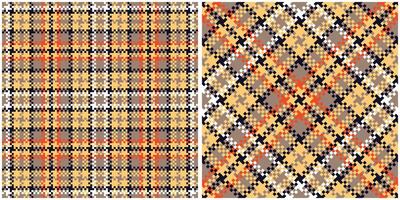 Classic Scottish Tartan Design. Checkerboard Pattern. Seamless Tartan Illustration Set for Scarf, Blanket, Other Modern Spring Summer Autumn Winter Holiday Fabric Print. vector