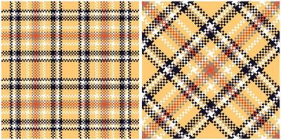 Classic Scottish Tartan Design. Tartan Seamless Pattern. Seamless Tartan Illustration Set for Scarf, Blanket, Other Modern Spring Summer Autumn Winter Holiday Fabric Print. vector