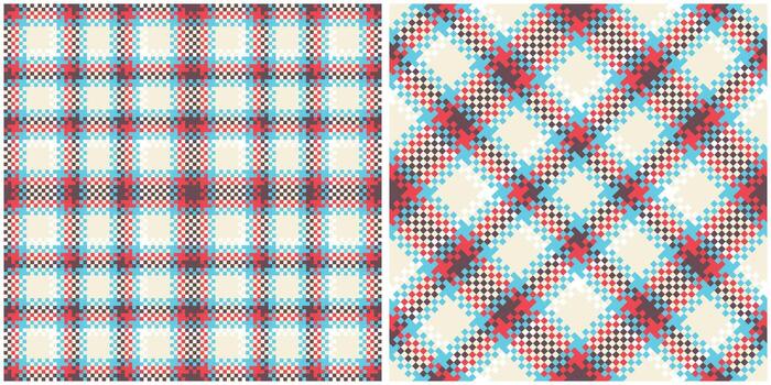 Classic Scottish Tartan Design. Gingham Patterns. Template for Design Ornament. Seamless Fabric Texture. vector