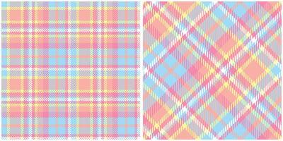 Plaid Pattern Seamless. Tartan Plaid Seamless Pattern. Template for Design Ornament. Seamless Fabric Texture. vector