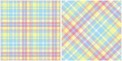 Plaid Pattern Seamless. Tartan Plaid Seamless Pattern. Seamless Tartan Illustration Set for Scarf, Blanket, Other Modern Spring Summer Autumn Winter Holiday Fabric Print. vector