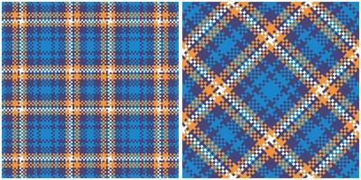 Tartan Plaid Pattern Seamless. Scottish Tartan Seamless Pattern. Template for Design Ornament. Seamless Fabric Texture. Illustration vector