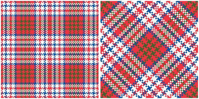 Scottish Tartan Plaid Seamless Pattern, Gingham Patterns. Template for Design Ornament. Seamless Fabric Texture. Illustration vector
