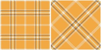 Scottish Tartan Plaid Seamless Pattern, Tartan Plaid Pattern Seamless. Traditional Scottish Woven Fabric. Lumberjack Shirt Flannel Textile. Pattern Tile Swatch Included. vector