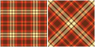 Tartan Plaid Pattern Seamless. Scottish Plaid, Template for Design Ornament. Seamless Fabric Texture. Illustration vector