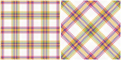 Scottish Tartan Plaid Seamless Pattern, Sweet Plaid Pattern Seamless. Template for Design Ornament. Seamless Fabric Texture. Illustration vector