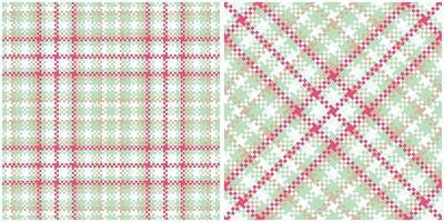 Scottish Tartan Plaid Seamless Pattern, Checkerboard Pattern. Traditional Scottish Woven Fabric. Lumberjack Shirt Flannel Textile. Pattern Tile Swatch Included. vector
