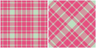 Scottish Tartan Plaid Seamless Pattern, Checkerboard Pattern. Seamless Tartan Illustration Set for Scarf, Blanket, Other Modern Spring Summer Autumn Winter Holiday Fabric Print. vector