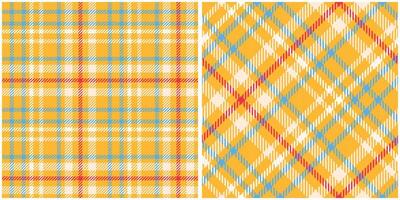 Plaid Patterns Seamless. Checkerboard Pattern Template for Design Ornament. Seamless Fabric Texture. vector