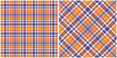 Scottish Tartan Plaid Seamless Pattern, Abstract Check Plaid Pattern. Seamless Tartan Illustration Set for Scarf, Blanket, Other Modern Spring Summer Autumn Winter Holiday Fabric Print. vector