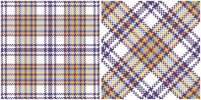 Scottish Tartan Plaid Seamless Pattern, Abstract Check Plaid Pattern. Template for Design Ornament. Seamless Fabric Texture. Illustration vector