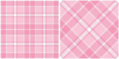 Tartan Pattern Seamless. Pastel Gingham Patterns Traditional Pastel Scottish Woven Fabric. Lumberjack Shirt Flannel Textile. Pattern Tile Swatch Included. vector