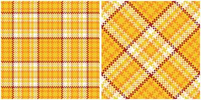 Tartan Pattern Seamless. Pastel Classic Plaid Tartan Traditional Pastel Scottish Woven Fabric. Lumberjack Shirt Flannel Textile. Pattern Tile Swatch Included. vector