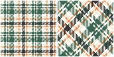 Plaid Patterns Seamless. Gingham Patterns Seamless Tartan Illustration Set for Scarf, Blanket, Other Modern Spring Summer Autumn Winter Holiday Fabric Print. vector