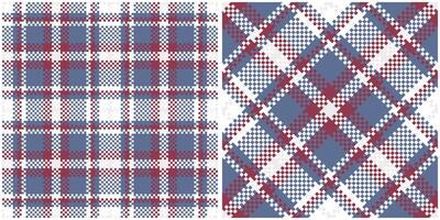 Tartan Seamless Pattern. Tartan Plaid Seamless Pattern. Traditional Scottish Woven Fabric. Lumberjack Shirt Flannel Textile. Pattern Tile Swatch Included. vector