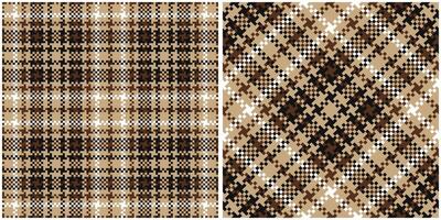 Plaids Pattern Seamless. Checkerboard Pattern Seamless Tartan Illustration Set for Scarf, Blanket, Other Modern Spring Summer Autumn Winter Holiday Fabric Print. vector