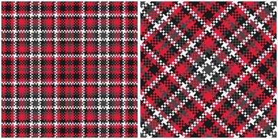 Plaids Pattern Seamless. Tartan Plaid Seamless Pattern. Traditional Scottish Woven Fabric. Lumberjack Shirt Flannel Textile. Pattern Tile Swatch Included. vector