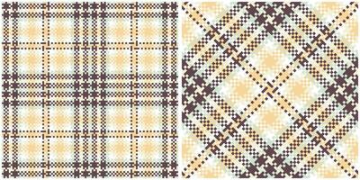 Plaids Pattern Seamless. Gingham Patterns Template for Design Ornament. Seamless Fabric Texture. vector