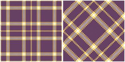 Plaids Pattern Seamless. Traditional Scottish Checkered Background. Traditional Scottish Woven Fabric. Lumberjack Shirt Flannel Textile. Pattern Tile Swatch Included. vector