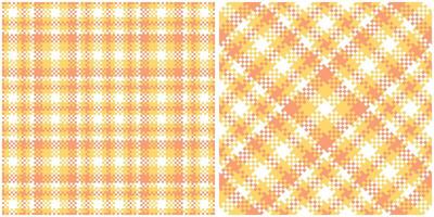 Plaids Pattern Seamless. Traditional Scottish Checkered Background. Seamless Tartan Illustration Set for Scarf, Blanket, Other Modern Spring Summer Autumn Winter Holiday Fabric Print. vector