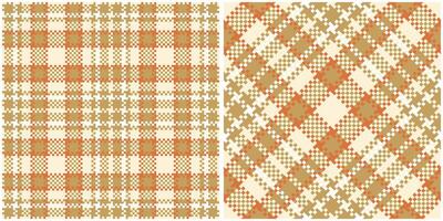 Plaid Pattern Seamless. Gingham Patterns Seamless Tartan Illustration Set for Scarf, Blanket, Other Modern Spring Summer Autumn Winter Holiday Fabric Print. vector